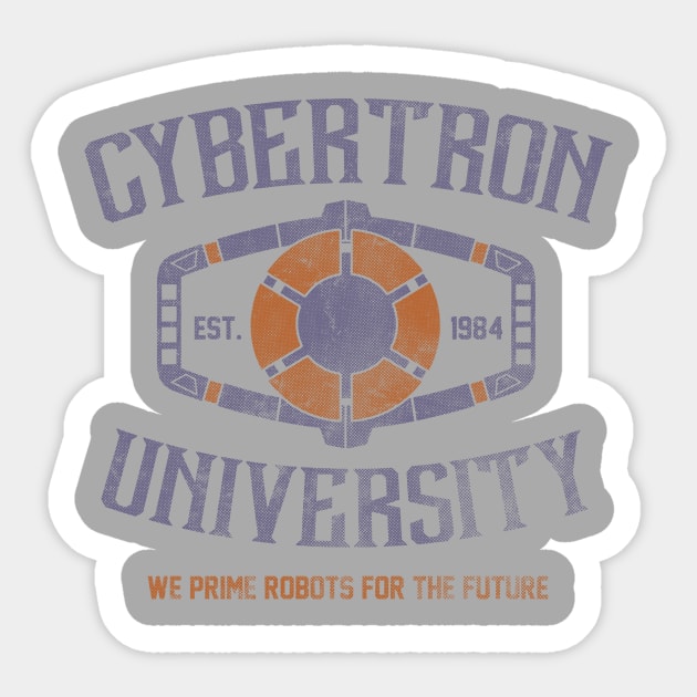 Cybertron University Sticker by Arinesart